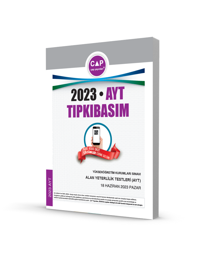 ÇAP YKS AYT TIPKI BASIM 2023